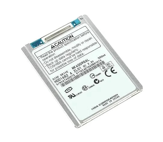 Toshiba HDD1682A 40GB 4200RPM IDE Ultra ATA/100 (ATA-6) 8MB Cache 1.8-Inch Hard Drive Toshiba Part Number: HDD1682A