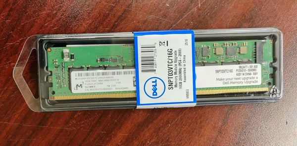 Dell HWF3V 16GB DDR4-2666/PC4-21300 RDIMM 288-Pin CL19 Single Rank X4 ECC Registered Memory Module Dell Part Number: HWF3V