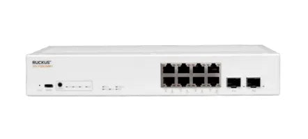 Ruckus Networks ICX 7150 8 X Ports PoE+ 10/100/1000 + 2 X Ports SFP Managed Gigabit Ethernet Network Switch Ruckus Networks Part Number: ICX7150-C08P-2X1G