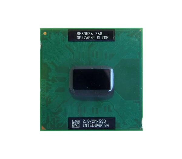 Dell U9687 2.00GHz 533MHz FSB 2MB L2 Cache Socket H-PBGA479/PPGA478 Intel Pentium M 760 Single-Core (1 Core) Processor For Latitude D410 Dell Part Number: U9687