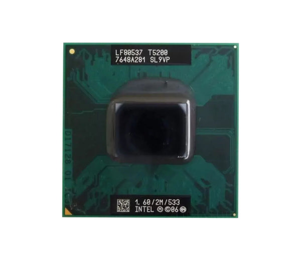 Dell TX888 1.60GHz 533MHz FSB 2MB L2 Cache Socket PGA478 Intel Core 2 Duo T5200 Dual-Core (2 Core) Processor Dell Part Number: TX888