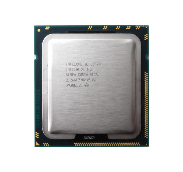 Dell D856K 2.26GHz 5.86GT/S QPI 8MB L3 Cache Socket LGA1366 Intel Xeon L5520 Quad Core Processor (Tray Part) Dell Part Number: D856K