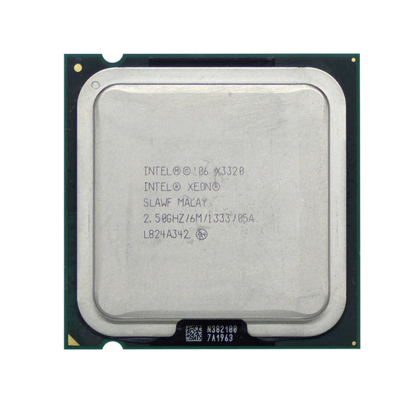 Dell M782D 2.50GHz 1333MHz FSB 6MB L2 Cache Socket LGA775 Intel Xeon X3320 Quad-Core (4 Core) Processor Dell Part Number: M782D