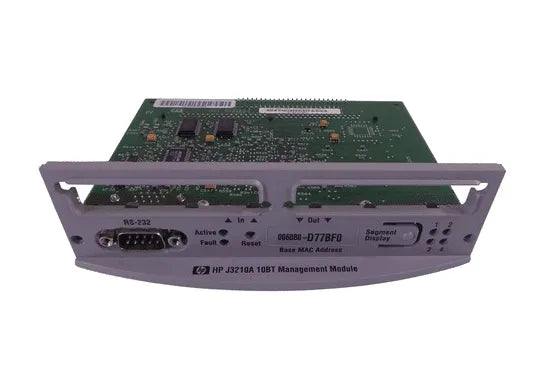 HP J3210-90001 AdvanceStack 10Base-T Management Module Switching Hub HP Part Number: J3210-90001