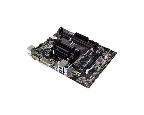 ASRock J3455M Socket FCBGA1296 Intel SoC Chipset Micro-ATX System Board (Motherboard) Supports Celeron J3455 DDR3 2x DIMM ASRock Part Number: J3455M