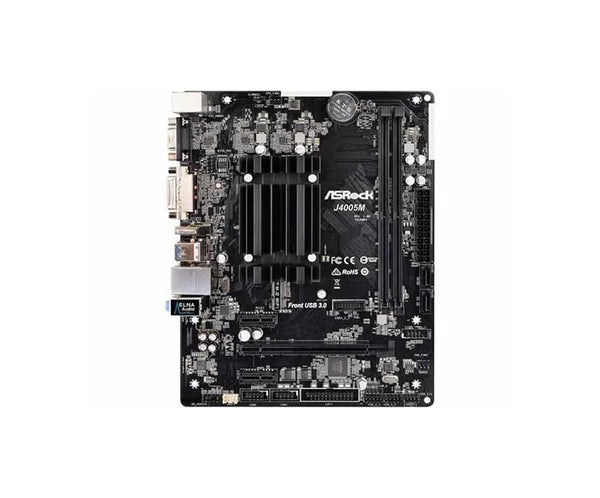ASRock J4005M Socket FCBGA1090 Intel SoC Chipset Micro-ATX System Board (Motherboard) Supports Celeron J4005 DDR4 2x DIMM ASRock Part Number: J4005M