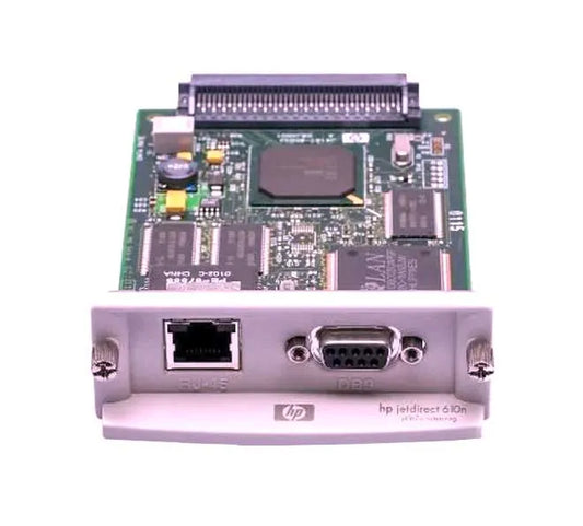 HPE J4167-60002 JetDirect 610N 1 X Port RJ-45 + 1 X DB-9 Connector Print Server