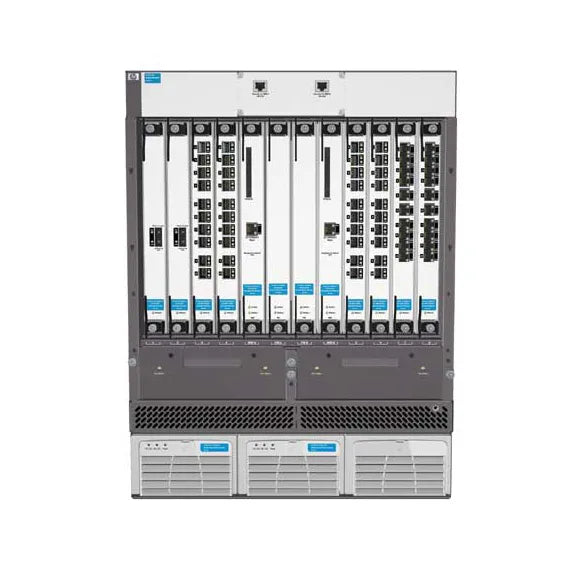 HP J8727-61101 ProCurve 8100fl Series 8108fl 8 X Open Module Slots Layer 3 Managed Rack-Mountable Network Switch Chassis HP Part Number: J8727-61101