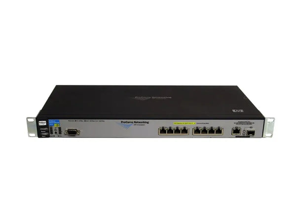HP J8762#ABA ProCurve 2600-8-PWR 8 X RJ-45 Ports PoE 10/100Base-TX + 1 X Dual-Personality RJ-45/SFP Mini-GBIC Port Layer 2 Managed Rack-Mountable Fast Ethernet Network Switch HP Part Number: J8762#ABA