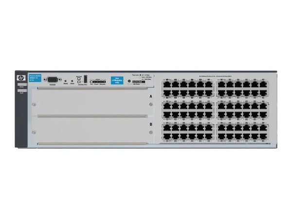 HP J8772A#ABA ProCurve 4200vl Series 4202vl-72 72 X RJ-45 Ports 10/100Base-TX + 2 X Open Module Slots Layer 2 Managed Rack-Mountable Fast Ethernet Network Switch Chassis HP Part Number: J8772A#ABA