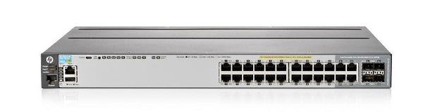 HPE J9727-61001 24-Ports PoE+ RJ-45 + 4-Ports SFP Layer 3 Managed Rack-Ountable Network Switch HPE Part Number: J9727-61001