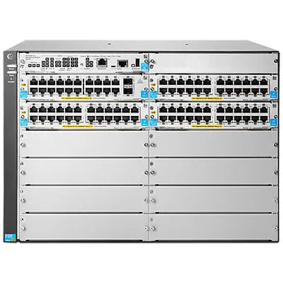 HP J9825A ProCurve 5412R-92G-PoE+ V2 Zl2 92xRJ-45 Ports PoE+ 1000Base-T + 2xSFP+ Ports Layer 4 Managed Gigabit Ethernet Switch Chassis HP Part Number: J9825A