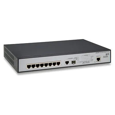 HP JD877A V1905-8-PoE 8 X RJ-45 Ports PoE 10/100Base-TX + 1 X SFP Port Layer 2 Managed Rack-Mountable Gigabit Ethernet Network Switch HP Part Number: JD877A