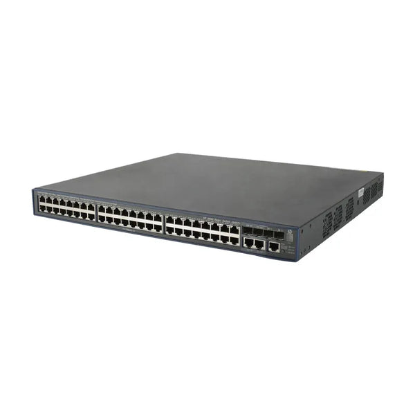 HP JG302B#ABB FlexNetwork 3600 Series 3600-48-PoE+ V2 48 X RJ-45 Ports PoE+ 10/100Base-TX + 4 X SFP Ports + 2 X Dual Personality Ports Layer 3 Managed 1U Rack-Mountable Fast Ethernet Network EI Switch HPE Part Number: JG302B#ABB