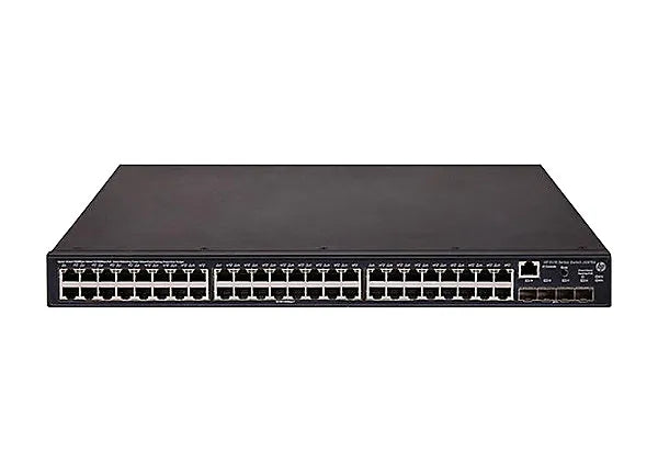 HP JG978-61001 Flex Network 5130 Series 5130-48G-PoE+-4SFP+ 48 X RJ-45 Ports PoE+ 10/100/1000Base-T + 4 X SFP+ Ports Layer 3 Managed Rack-Mountable Gigabit Ethernet Network EI Switch HP Part Number: JG978-61001