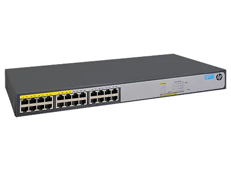HP JH019AR Office Connect 1420 Series 1420-24G-PoE+ 12xRJ-45 Ports PoE+ 1000Base-T + 12xRJ-45 Ports Layer2 Unmanaged Gigabit Ethernet Switch HPE Part Number: JH019AR