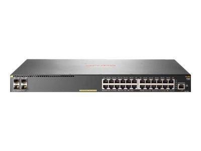 HPE JL255-61101 Aruba 2930F Series 2930F-24G-PoE+-4SFP+ 24-Ports PoE+ 1GBase-T + 4-Ports SFP+10GbE Layer 3 Managed Rack-Mountable Gigabit Ethernet Network Switch HPE Part Number: JL255-61101