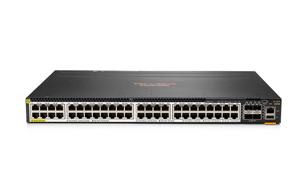 HP JL659A Aruba CX 6300 Series 6300M 48 X Ports PoE+ 5000Base-T + 4 X Ports SFP56 Layer 3 Managed 1U Rack-Mountable Stackable Gigabit Ethernet Network Switch HP Part Number: JL659A