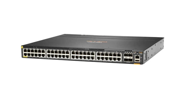 HP JL661-61101 Aruba CX 6300 Series 6300M 48 X Ports PoE+ 1000Base-T + 4 X Ports SFP56 Layer 3 Managed 1U Rack-Mountable Stackable Gigabit Ethernet Network Switch HP Part Number: JL661-61101