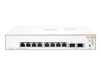 HPE JL680-61001 Aruba Instant On 1930 Series 1930-8G-2SFP 8-Ports 1GBase-T + 2 X SFP Ports External Power Adapter Layer 3 Managed 1U Rack-Mountable Gigabit Ethernet Network Switch HPE Part Number: JL680-61001