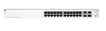 HPE JL684-61201 Instant On 1930 24G 24-Ports PoE 10/100/1000Base-T RJ-45 Gigabit Ethernet + 4-Ports 10GBase-X SFP+ Layer 3 Managed 1U Rack-Mountable Network Switch HPE Part Number: JL684-61201