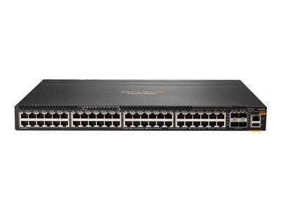 HPE JL762-61001 Aruba CX 6300 Series 6300M 48-Ports 1000Base-T + 4-Ports SFP56 Layer 3 Managed 1U Rack-Mountable Stackable Gigabit Ethernet Network Switch HPE Part Number: JL762-61001
