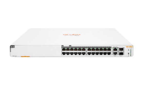 HPE JL807-61001 Instant On 1960 Series 1960-24G 24-Ports 10/100/1000Base-T PoE (CL4 And CL6) + 2-Ports 10GbE SFP+ + 2-Ports 10GBase-T Layer 2 Smart-Managed Gigabit Ethernet Network Switch HPE Part Number: JL807-61001
