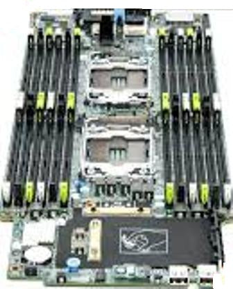 Dell JXJPT Socket FCLGA2011-3 System Board (Motherboard) For PowerEdge M630 Support Xeon E5-2600 V3 DDR4 24 X DIMM Dell Part Number: JXJPT