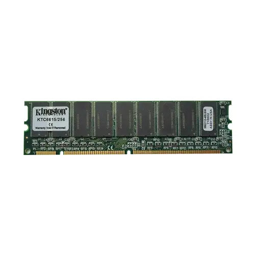 Kingston KTC6615256 256MB 100MHz PC100 ECC Unbuffered CL3 168-Pin DIMM Memory Module Kingston Part Number: KTC6615256