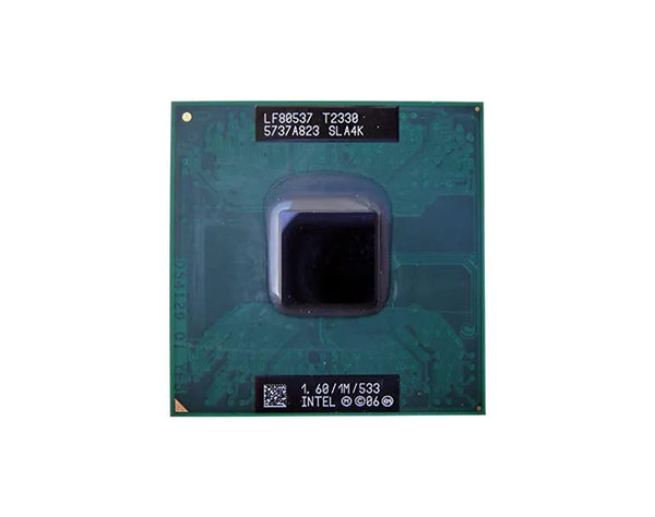Intel LF80537GE0251MN Pentium T2330 Dual Core 1.60GHz 533MHz FSB 1MB L2 Cache Socket PPGA478 Processor Intel Part Number: LF80537GE0251MN