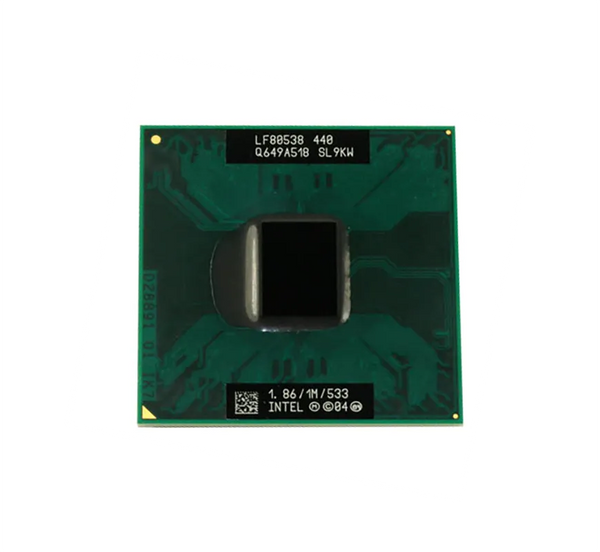 Intel LF80538NE0361ME Celeron M 440 Single-Core (1 Core) 1.86GHz 533MHz FSB 1MB L2 Cache Socket PGA478 Processor Intel Part Number: LF80538NE0361ME