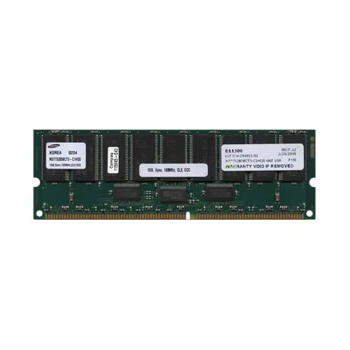 Samsung M377S2858CT3-C1HQ0 1GB 100MHz PC100 ECC Registered CL2 168-Pin DIMM 3.3V Memory Module Samsung Part Number: M377S2858CT3-C1HQ0
