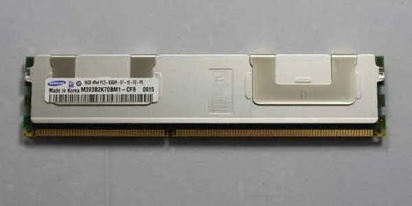 Samsung M393B2K70BM1-CF8 16GB DDR3-1066/PC3-8500 RDIMM 240-Pin CL7 Quad Rank X4 ECC Registered Memory Module Samsung Part Number: M393B2K70BM1-CF8