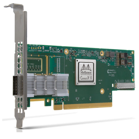 Mellanox MCX654105A-HCAT ConnectX-6 VPI Single-Port 200Gb/S QSFP56 PCI Express 3.0 X16 Adapter Card Kit Mellanox Part Number: MCX654105A-HCAT