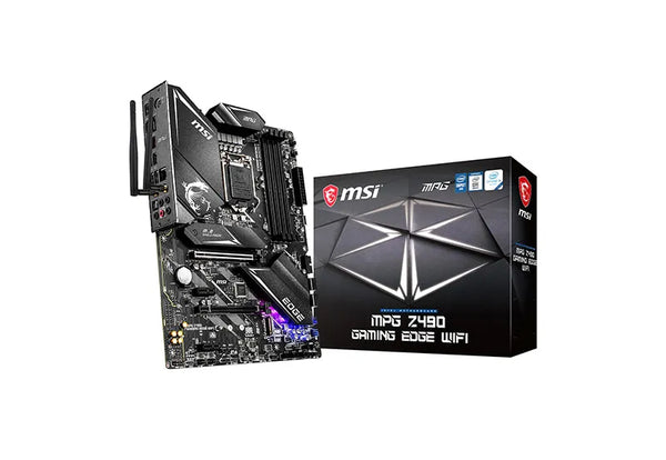 MSI MPG-Z490-GAMING-EDGE-WIFI Desktop Motherboard Intel Z490 Chipset Socket LGA-1200 MSI Part Number: MPG-Z490-GAMING-EDGE-WIFI