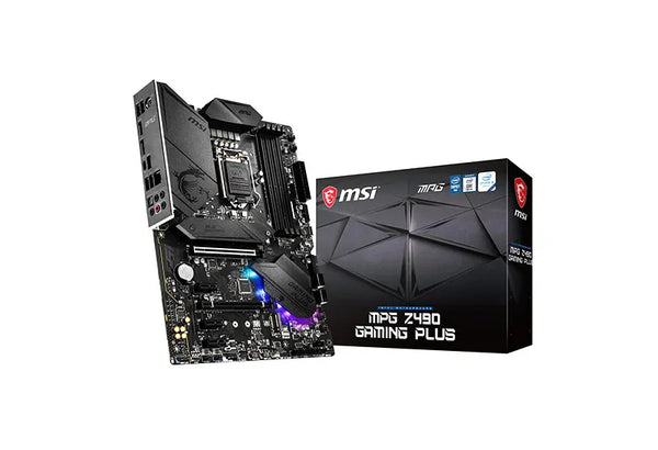 MSI MPG-Z490-GAMING-PLUS Desktop Motherboard Intel Z490 Chipset Socket LGA-1200 MSI Part Number: MPG-Z490-GAMING-PLUS