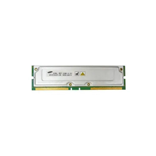 Samsung MR18R162GAF0-CM8 512MB PC800 800MHz ECC 184-Pin RDRAM RIMM Memory Module Samsung Part Number: MR18R162GAF0-CM8