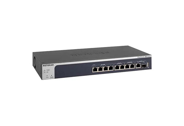 Netgear MS510TX MS510TX 4 X 1G Copper Ports 1000Base-T + 2 X 2.5G Copper Ports + 2 X 5G Copper Ports + 1 X Dedicated 10G Copper Port 1 X SFP+ Ports Layer 3 Managed Gigabit Ethernet Network Switch Netgear Part Number: MS510TX