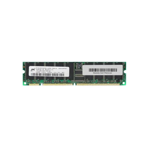 Micron MT18LSDT3272G-133G2 256MB SDRAM 133MHz PC133 ECC Registered CL3 168-Pin DIMM Single Rank Memory Module Micron Part Number: MT18LSDT3272G-133G2