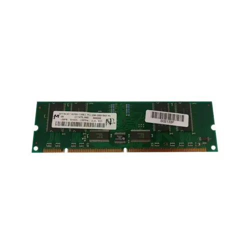 Micron MT9LSDT1672G-133E1 128MB 133MHz PC133 ECC Registered CL3 168-Pin DIMM Single Rank Memory Module Micron Part Number: MT9LSDT1672G-133E1