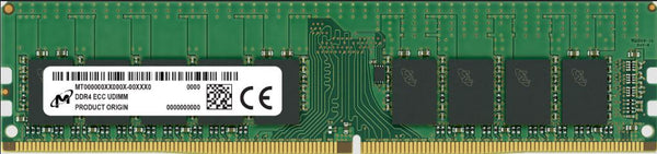 Micron MTA18ADF2G72AZ-3G2R1 16GB DDR4-3200/PC4-25600 UDIMM 288-Pin CL22 Dual Rank X8 Unbuffered Memory Module Micron Part Number: MTA18ADF2G72AZ-3G2R1