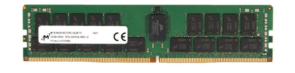 Micron MTA36ASF4G72PZ-3G2E7R 32GB DDR4-3200/PC4-25600 RDIMM 288-Pin CL22 Dual Rank X4 ECC Registered Memory Module Micron Part Number: MTA36ASF4G72PZ-3G2E7R