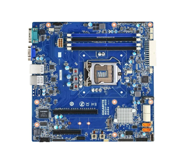Gigabyte MX31-BS0 Socket LGA1151 Intel C232 Chipset Micro-ATX System Board (Motherboard) Supports Xeon E3-1200 V6/V5 Series DDR4 4x DIMM Gigabyte Part Number: MX31-BS0