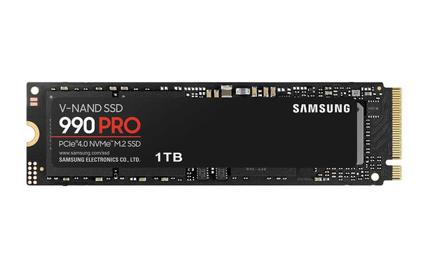 Samsung MZ-V9P1T0CW 990 Pro Series 1TB Multi-Level Cell PCI Express NVMe 4.0 X4 V NAND M.2 2280 Solid State Drive