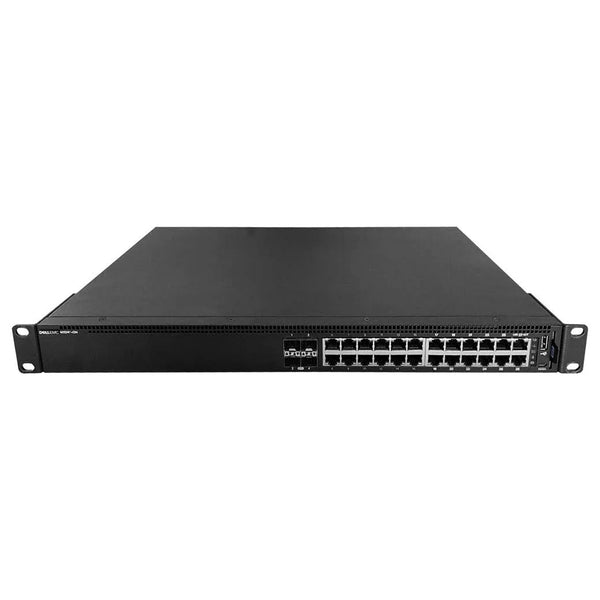 Dell N1124T PowerSwitch N1100 Series N1124T-ON 24 X Ports 10/100/1000Base-T + 4 X SFP+ Ports Layer 2 Managed 1U Rack-Mountable Gigabit Ethernet Network Switch Dell Part Number: N1124T