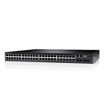 Dell N3048EP-ONF PowerSwitch N3000E Series N3048EP-ON 48 X Ports 1GBase-T PoE+ + 2 X SFP+ Ports + 2 X Combo Ports SFP/RJ-45 Layer 3 Managed 1U Rack-Mountable Gigabit Ethernet Network Switch Dell Part Number: N3048EP-ONF
