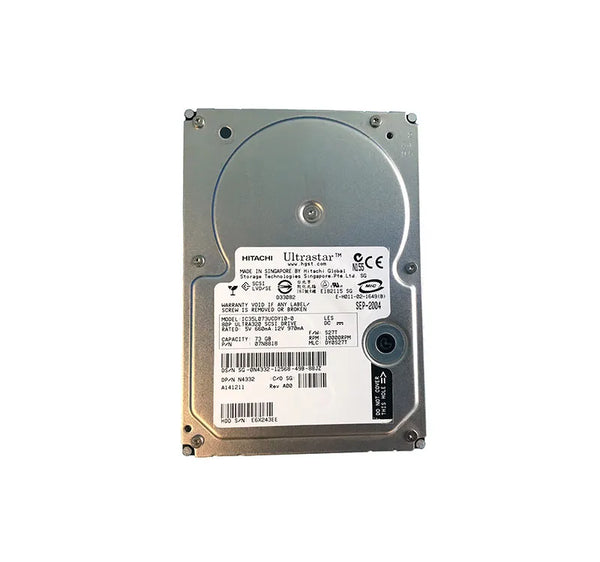 Dell N4332 73GB 15000RPM Ultra360 SCSI Hot-Pluggable 8MB Cache 80-Pin 3.5-Inch Hard Drive With Tray For PowerEdge Servers Dell Part Number: N4332