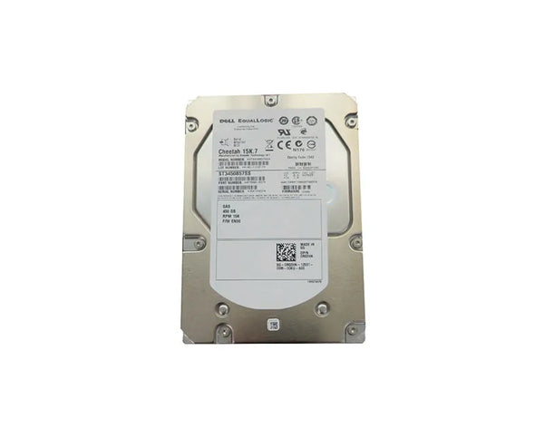 Dell N999K 450GB 15000RPM SAS 3Gb/S Hot-Pluggable 3.5-Inch Hard Drive With Tray For EqualLogic Storage Array Dell Part Number: N999K