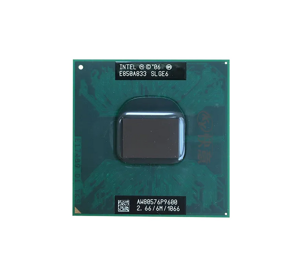 HP NH025AV 2.66GHz 1066MHz FSB 6MB L2 Cache Socket PGA478 Intel Core 2 Duo P9600 Dual-Core (2 Core) Processor HP Part Number: NH025AV