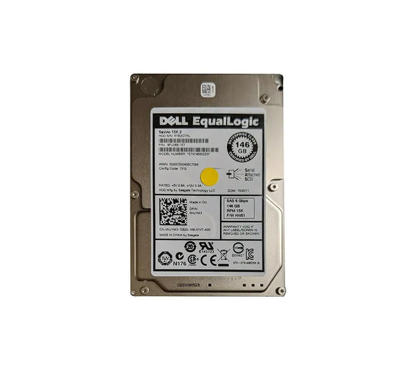 Dell NJYM3 146GB 15000RPM SAS 6Gb/S Hot-Pluggable 2.5-Inch Hard Drive With Tray For EqualLogic Storage Array Dell Part Number: NJYM3